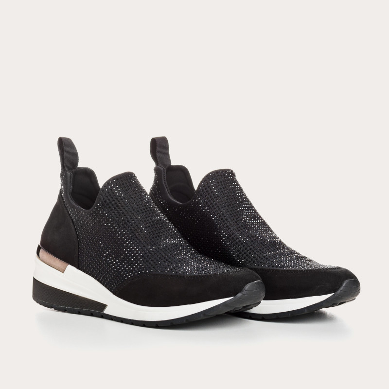 Wedge sneakers in Lycra