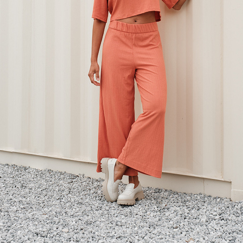 Mocassins chunky en cuir grainé