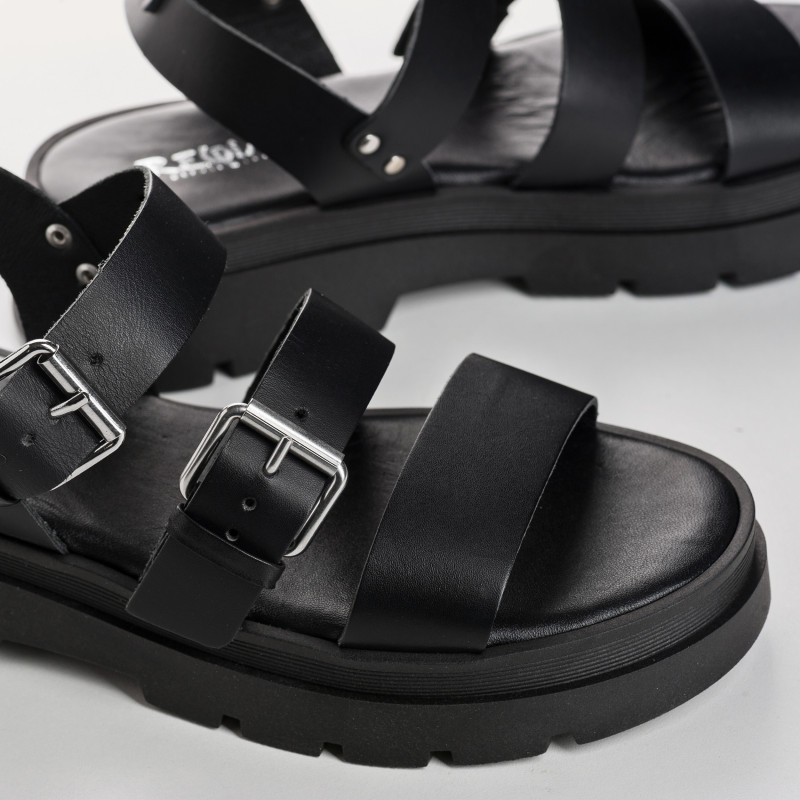 Sandals Woman's notched insole - Logan | Reqins