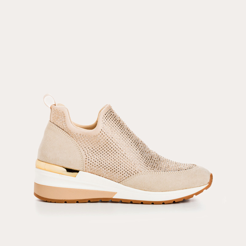 Wedge sneakers in Lycra