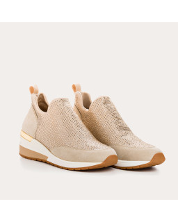 Wedge sneakers in Lycra