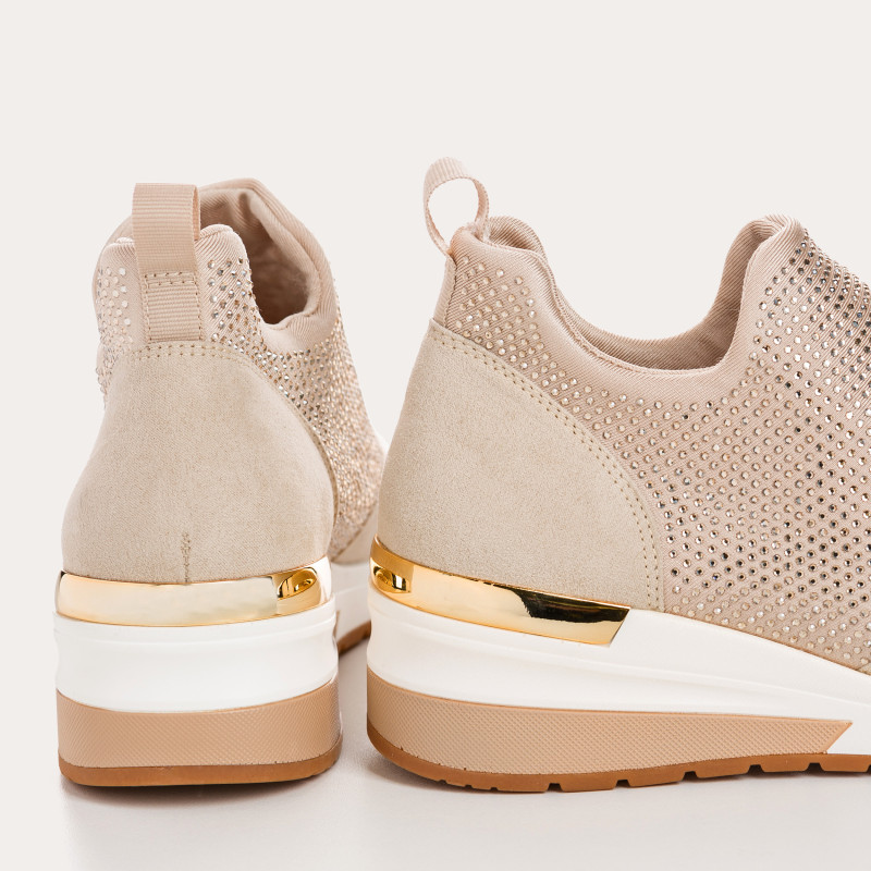 Wedge sneakers in Lycra