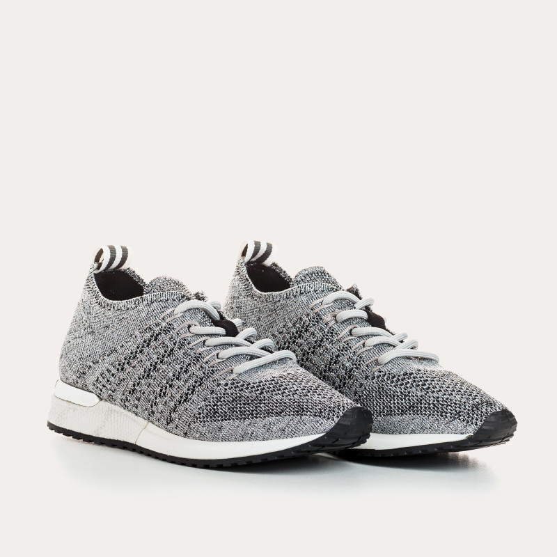 Baskets à lacets en lycra irisé pour femme