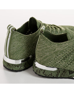 Lace-up sneakers in Iridescent Lycra for Women