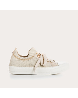 Sneakers for fabric two-tone woman