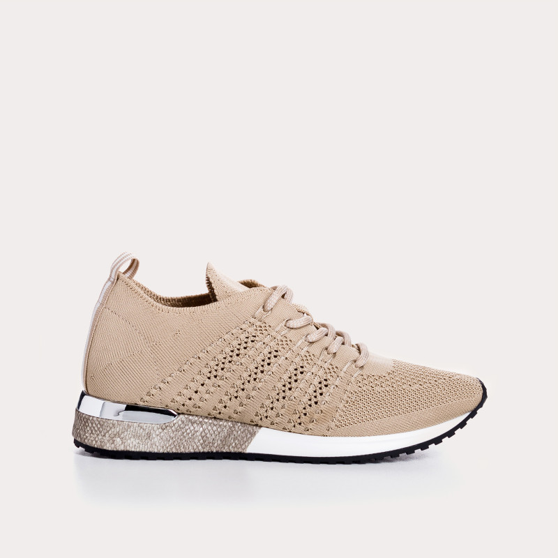 Lycra Khaki Women's Woman Sneakers