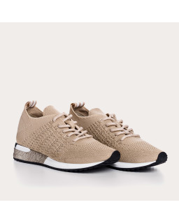 Lycra Khaki Women's Woman Sneakers