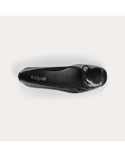 Napak leather knot flat ballerinas