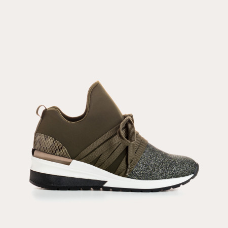 Sneakers "Slip-on" laces in Lycra for women