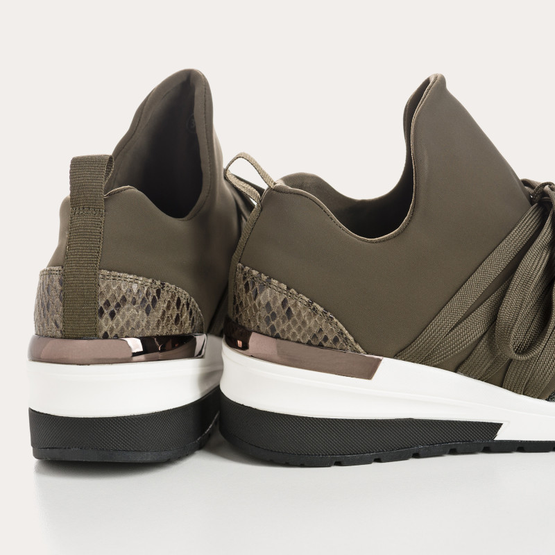 Sneakers "Slip-on" laces in Lycra for women