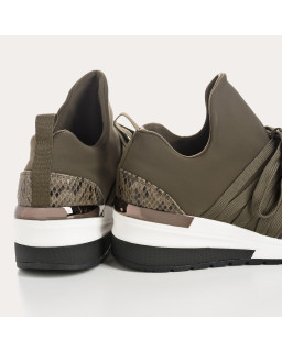 Sneakers "Slip-on" laces in Lycra for women