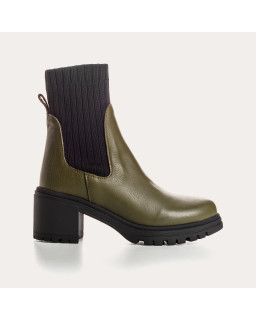 boots femme cuir grainé reqins