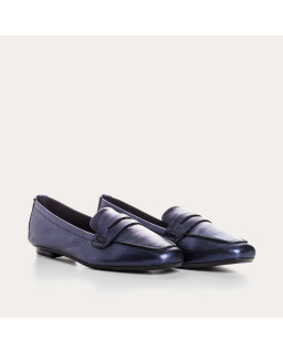 mocassins femme cuir eclat | reqins