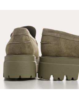 Moccasins Alabama Chunky velvet leather