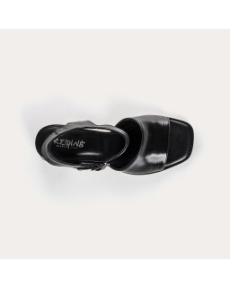 Sandales LONDON - chaussures à talons cuir vernis femme | REQINS