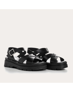 Louisa Sandals - Women's Shoes Chunky Sole Leather | Reqins