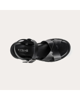 Sandales LOUISA - chaussures femme semelle chunky cuir | REQINS