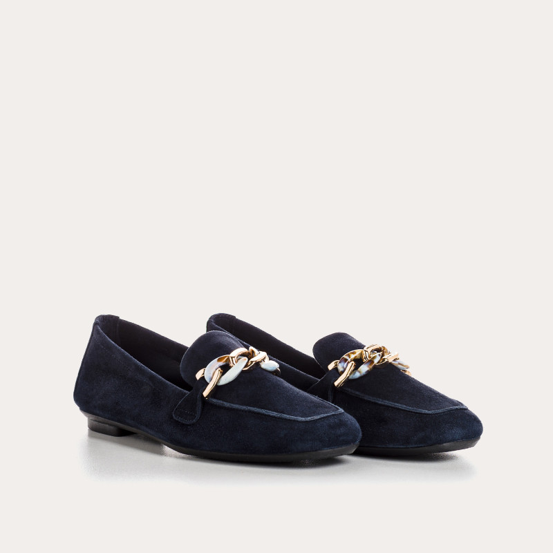 Moccasins Jewel Women's Velvet Leather - Horel | Reqins