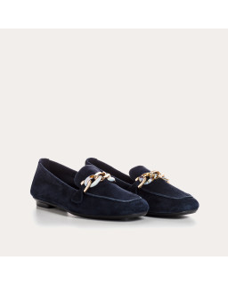Moccasins Jewel Women's Velvet Leather - Horel | Reqins