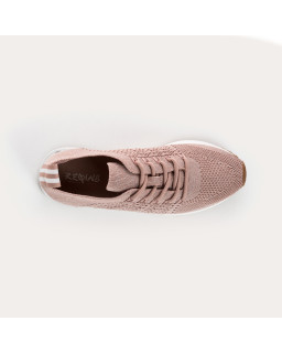 Lace-up sneakers in Iridescent Lycra for Women