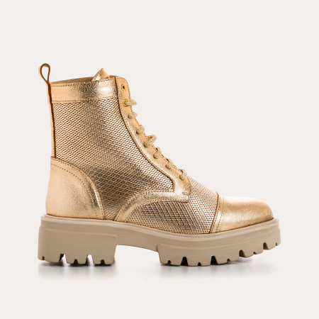 Boots Woman Leather Perfo - Detroit | Reqins
