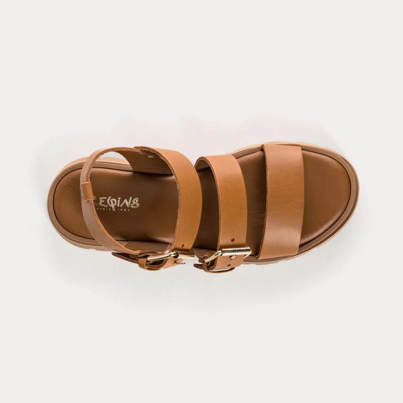Sandals Woman's notched insole - Logan | Reqins