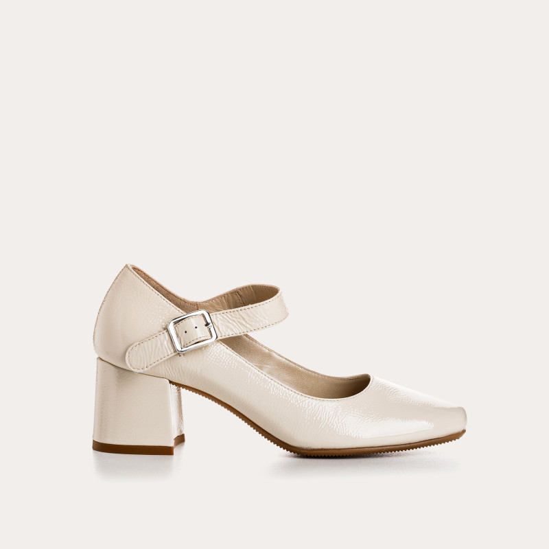 Naplak Leather Babies Leather Pumps - Galante | Reqins