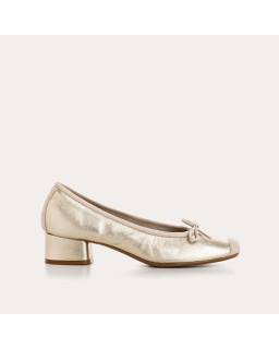 Ballerines Bijou À Talon Cuir - KYRIEL| Reqins