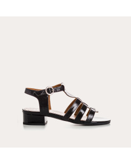 Presly Sandals - Women's Varnished Leather Shoes | Reqins