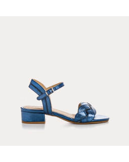 Sandales PORTIMAO - chaussures à brides cuir métallisé femme | REQINS