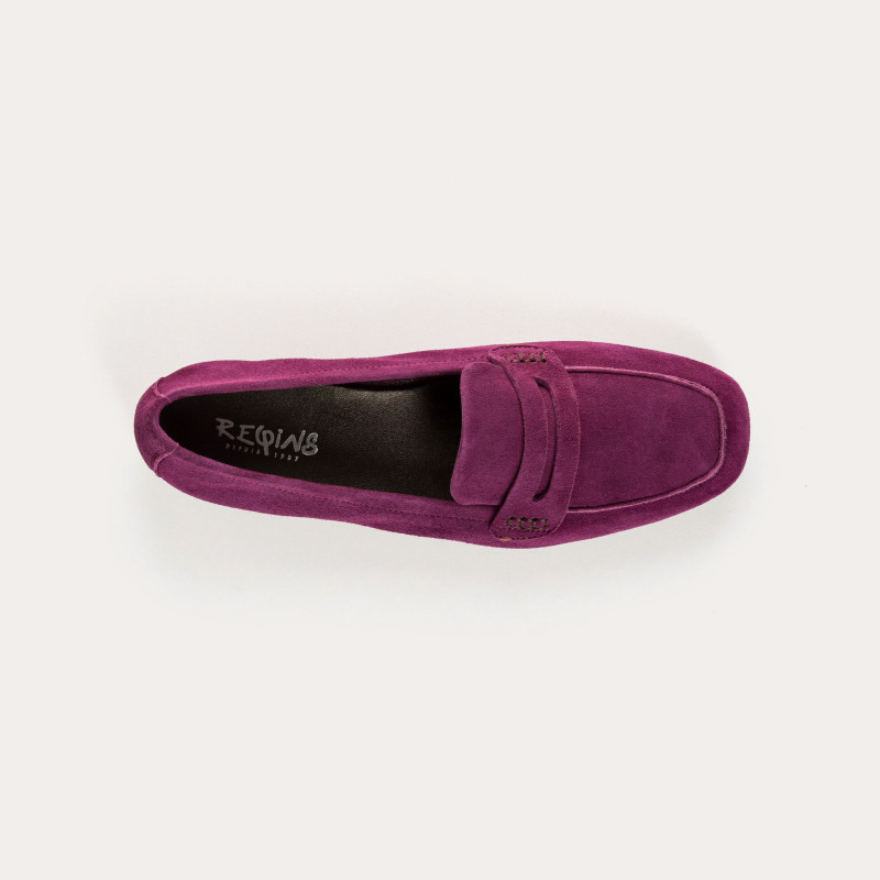 Mocassins Hema Femme en cuir velours : douceur et confort | Reqins