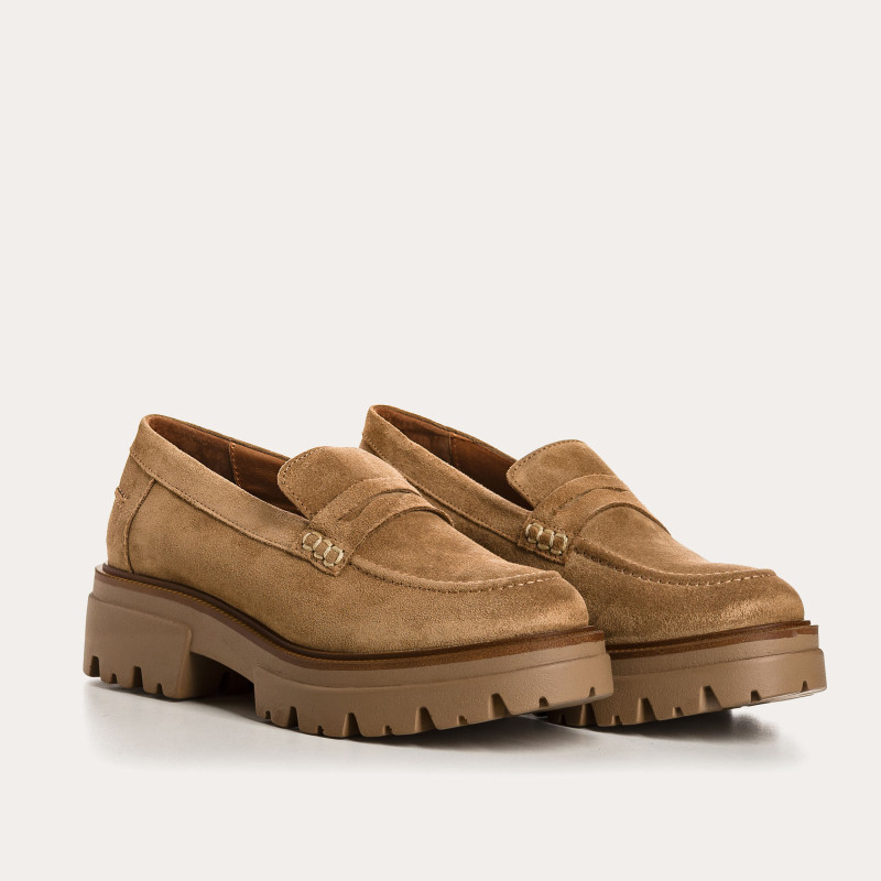 Moccasins Alabama Chunky velvet leather