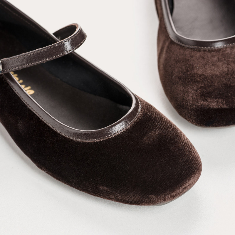 Babies Hai x Reqins en cuir et velours