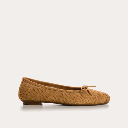 Ballerinas Hatlas - Woman shoes Braided velvet leather | Reqins