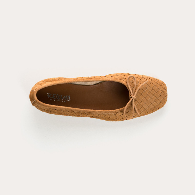 Ballerinas Hatlas - Woman shoes Braided velvet leather | Reqins