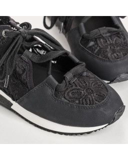 Inoa sneakers - Black lace lace lace lace sneakers | Reqins