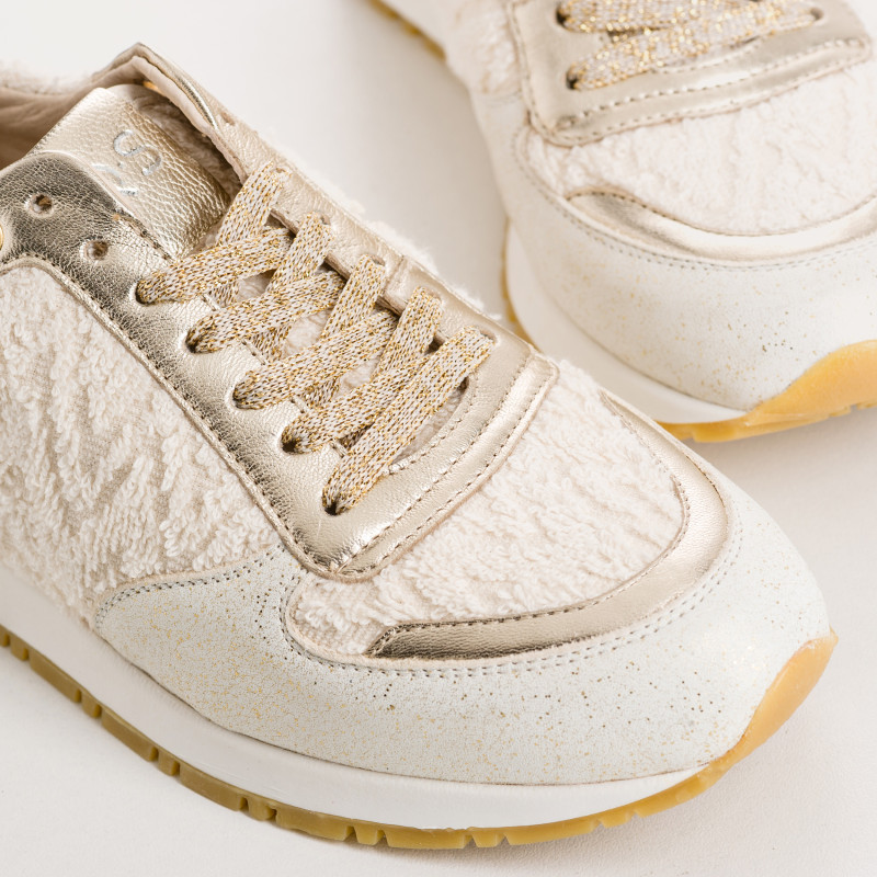 Eldorado Sneakers - Beige Women Lace Sneakers | Reqins