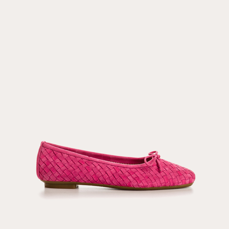 Ballerinas Hatlas - Woman shoes Braided velvet leather | Reqins