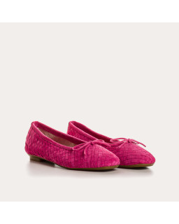 Ballerinas Hatlas - Woman shoes Braided velvet leather | Reqins