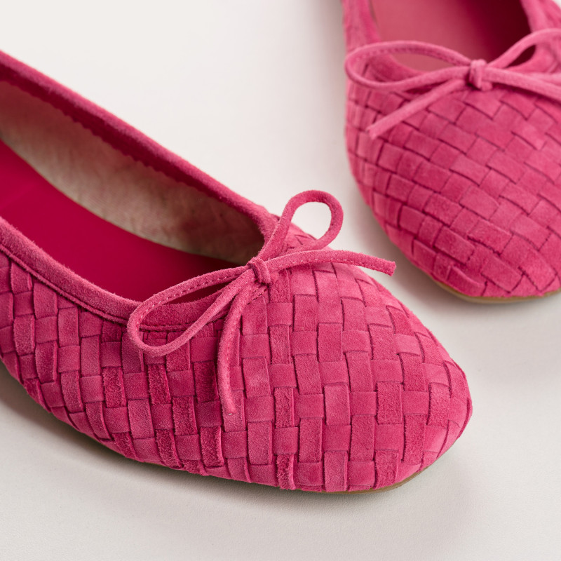 Ballerinas Hatlas - Woman shoes Braided velvet leather | Reqins