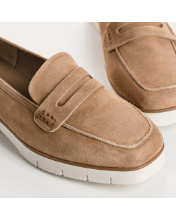 Mocassins MARIELLA - chaussures cuir velours femme | REQINS