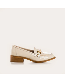 JANIS MOCASSINS - WOMAN SHOES PARTNISE BEIGE | Reqins