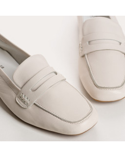 Moccasins College with a square leather