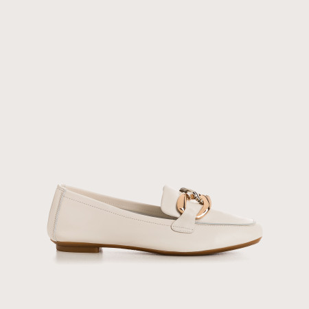 Mocassin Bijou Femme Cuir - HASTER | Reqins