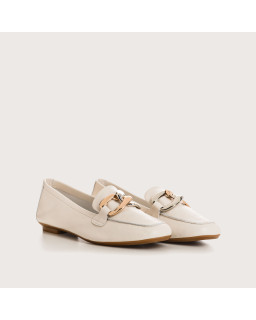 Mocassin Bijou Femme Cuir - HASTER | Reqins
