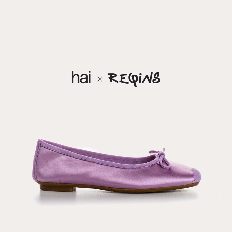 Ballerines Hai x Reqins en soie