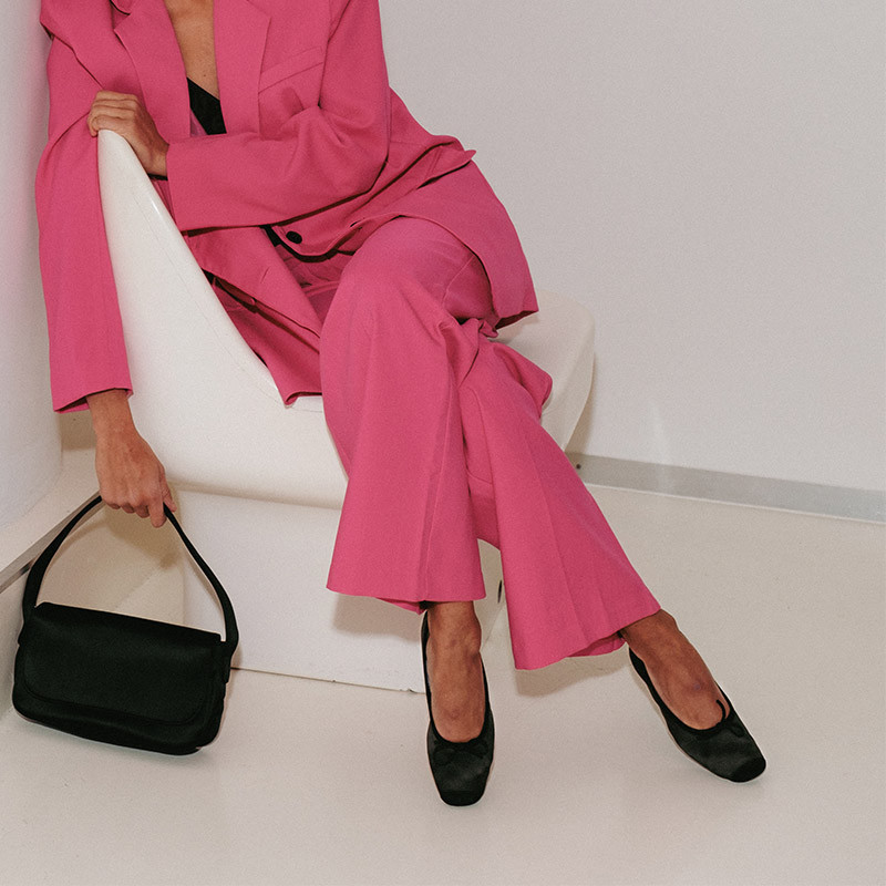 Ballerines Hai x Reqins en soie