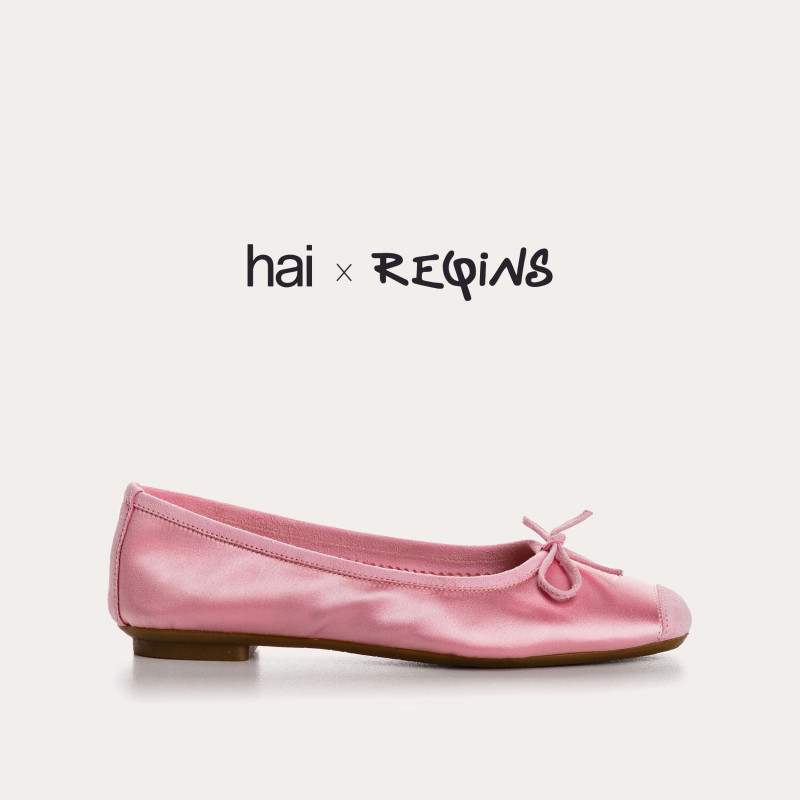 Ballerines Hai x Reqins en soie