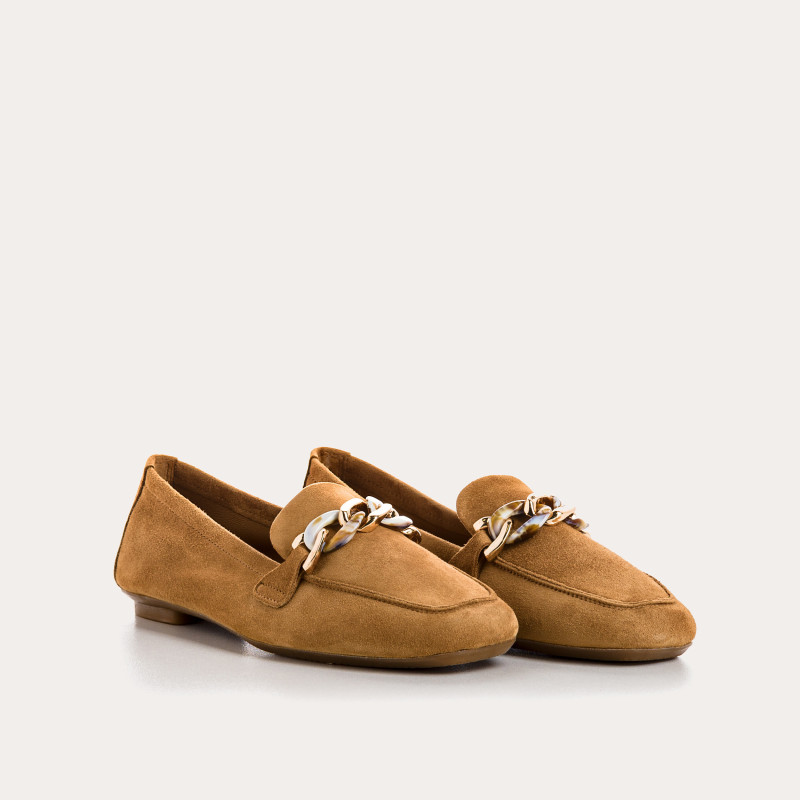 Moccasins Jewel Women's Velvet Leather - Horel | Reqins