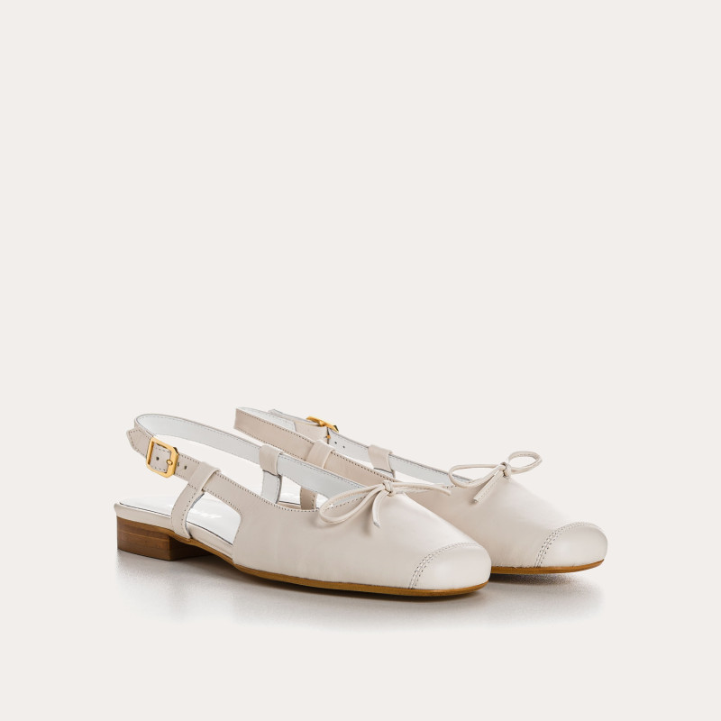 Circe Ballerinas - Flat Slingback Shoes | Reqins